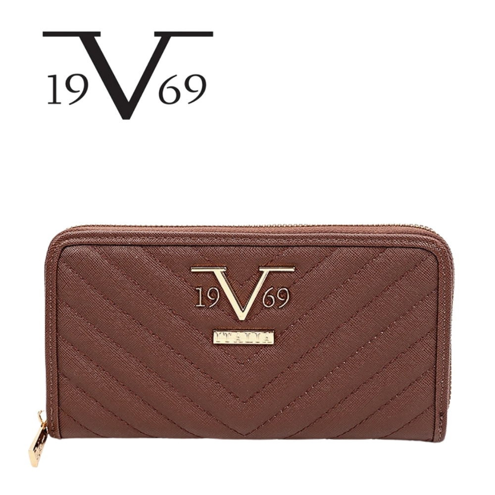 1969 ITALIA BY VERSACE - Lola Wallet - Brown/Gold